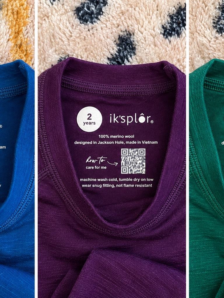 Iksplor Kids 100% Merino Wool Base Layer Sets 2t Lot Of 3 — image 2 of 2